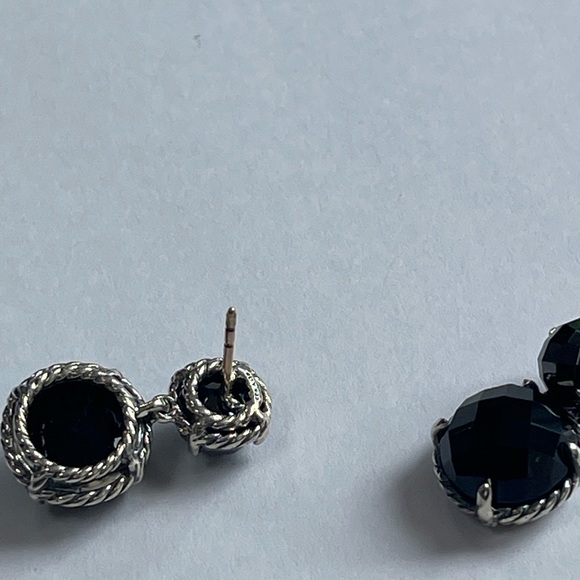 David Yurman Black Onyx Chatelaine Drop Earrings - Picture 5 of 11